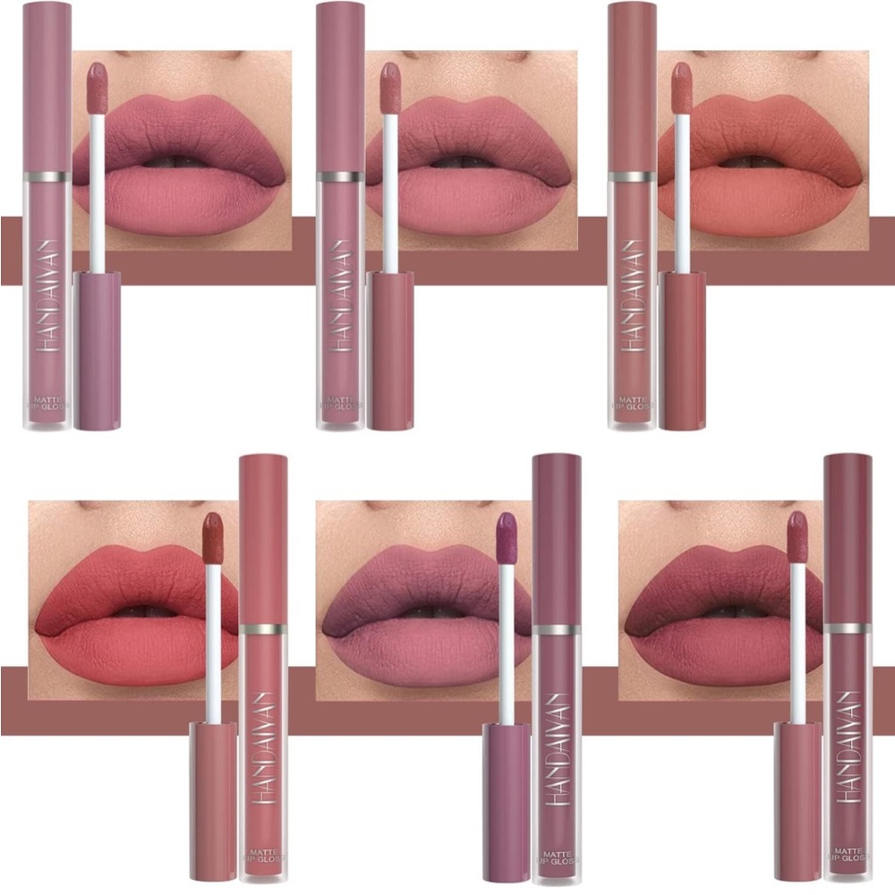 Handaiyan Matte liquid lipstick set 6 piece - NIB
